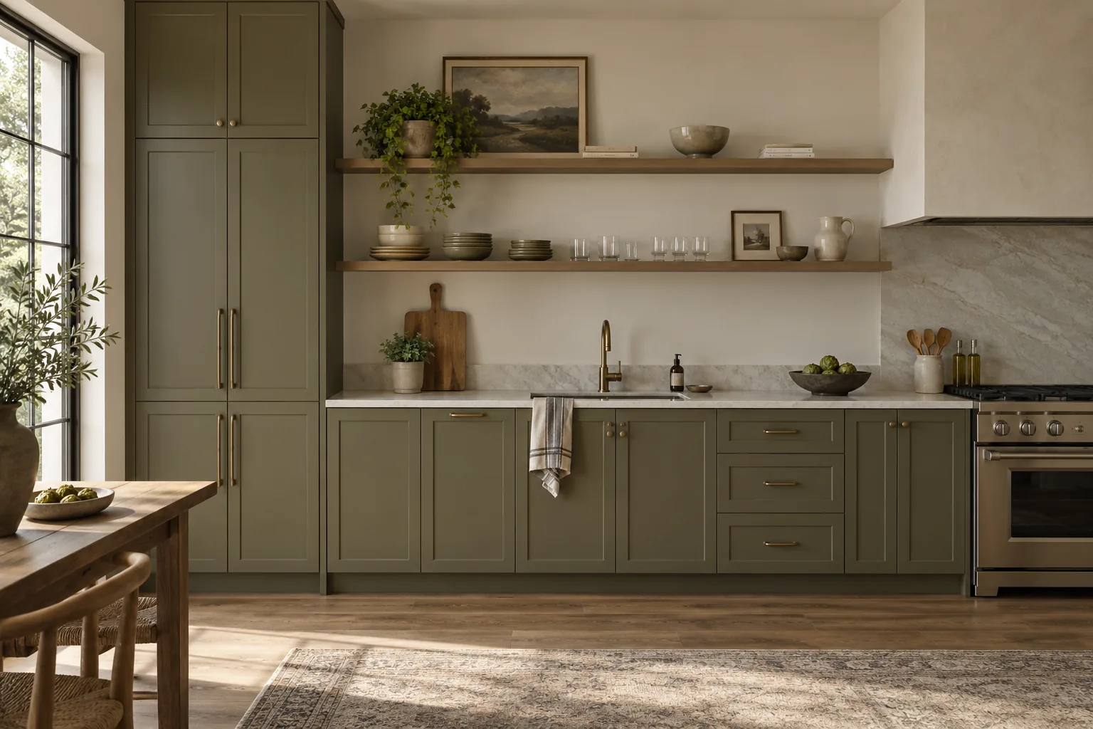 Illustrative cabinetry design concept