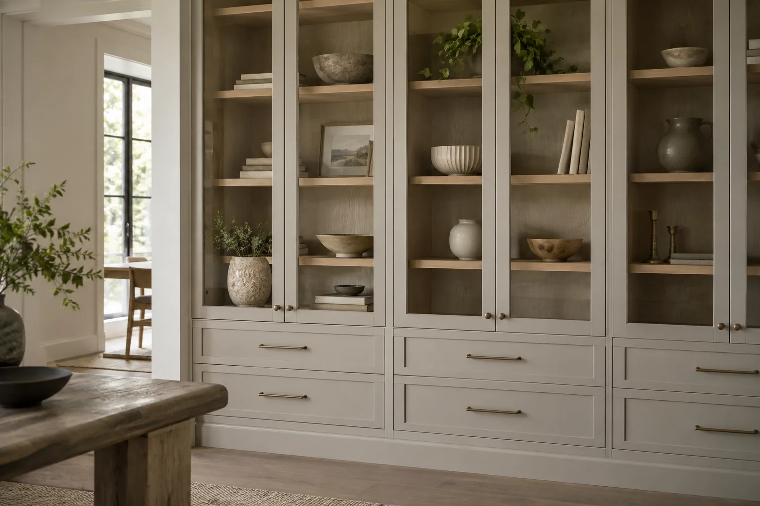Illustrative cabinetry design concept
